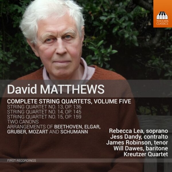 D Matthews - Complete String Quartets Vol.5 | Toccata Classics TOCC0554