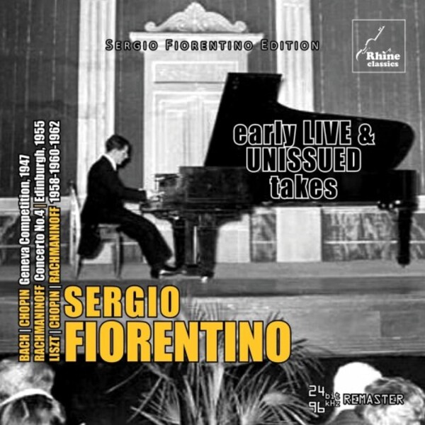 Sergio Fiorentino: Early Live & Unissued Takes | Rhine Classics RH026