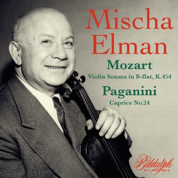 Mischa Elman plays Mozart & Paganini | Biddulph 850372