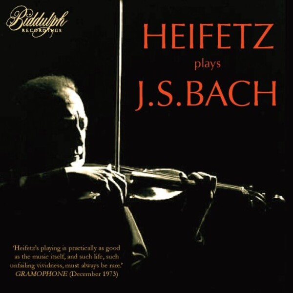 Jascha Heifetz plays JS Bach - Sonatas & Partitas, Violin Concertos