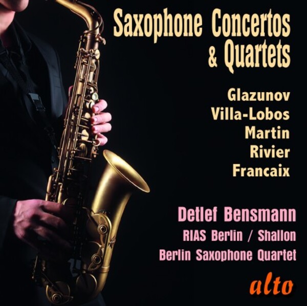 Saxophone Concertos & Quartets | Alto ALC1493