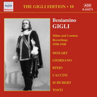 Gigli Edition vol.10 - Milan and London Recordings (1938-1940) | Naxos - Historical 8110271