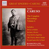 Caruso - Complete Recordings Vol.6 | Naxos - Historical 8110721