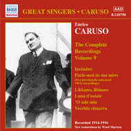 Caruso - Complete Recordings Vol.9 | Naxos - Historical 8110750