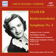 Mahler - Kindertotenlieder, Symphony no.4