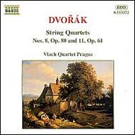 Dvorak - String Quartets Nos.8 & 11 | Naxos 8553372