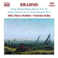 Brahms - Four Hand Piano Music vol. 12