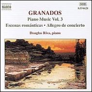 Granados - Piano Music vol. 3 | Naxos 8554628