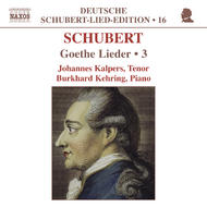 Schubert - Goethe Lieder Vol 3 | Naxos - Schubert Lied Edition 8554667