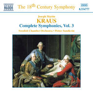 Kraus - Symphonies Vol 3 | Naxos 8554777