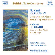 Ferguson / Gerhard / Rowley / Darnton - Piano Concertos | Naxos - British Piano Concertos 8557290