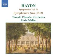 Haydn - Symphonies, vol. 31 (Nos. 18, 19, 20, 21)