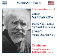 Nancarrow - Pieces for Small Orchestra / Tango / String Quartet No. 1 | Naxos - American Classics 8559196