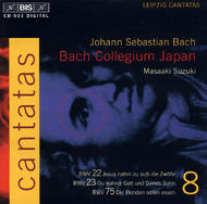 J. S. Bach  Cantatas, Volume 8 (BWV 22, 23, 75)
