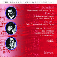 The Romantic Cello Concerto, Vol 1 - Dohnnyi, Enescu & dAlbert