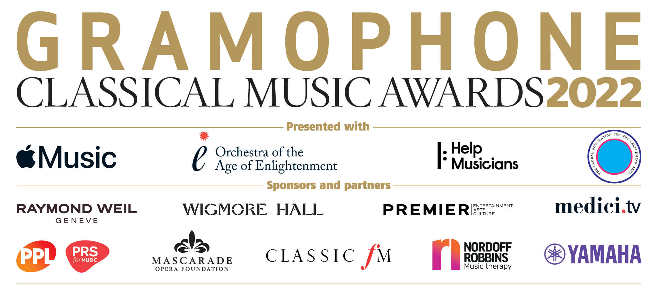 Gramophone Award Winners 2022