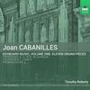 Cabanilles - Keyboard Music Vol.1