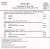 Mozart -  Clarinet Trio - Kegelstatt, Clarinet Quartets (USED) | Naxos 8550439