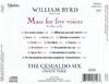 Byrd - Mass for Five Voices & Other Works (USED) | Hyperion CDA68416