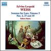 Weiss - Sonatas For Lute Vol 3
