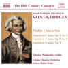 Saint-Georges - Violin Concertos Op. 5, Nos. 1-2 and Op. 8