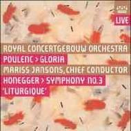Honegger - Symphony No. 3 Liturgique / Poulenc -  Gloria