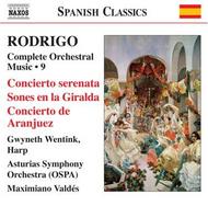 Rodrigo - Complete Orchestra Music : Volume 9 | Naxos 8555843