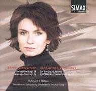Zemlinsky / Schulhoff - Orchestral Songs
