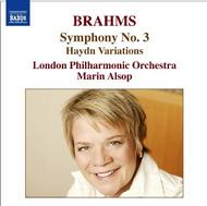 Brahms - Symphony No. 3, Haydn Variations | Naxos 8557430