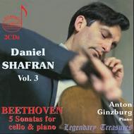 Daniel Shafran Vol 3: The 5 Beethoven sonatas for cello and piano | Doremi DHR783536