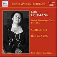 Lotte Lehmann - Lieder Recordings Vol.5