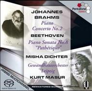 Brahms - Piano Concerto No.2 / Beethoven - Piano Sonata No.8 | Pentatone PTC5186125