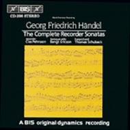 Handel  Complete Recorder Sonatas | BIS BISCD208