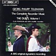 Telemann – Recorder Duets, Volume 1 | BIS BISCD334