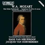 Mozart  Transcriptions for Organ Duet