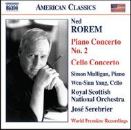 Rorem - Piano Concerto No. 2, Cello Concerto | Naxos - American Classics 8559315