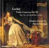 Leclair - Violin Concertos Vol 3