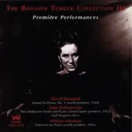 The Rosalyn Tureck Collection III - Premiere Performances