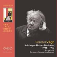 Sandor Vegh - Salzburg Mozart Matinees 1988-93 | Orfeo - Orfeo d'Or C741073