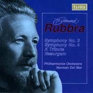Rubbra - Symphonies nos. 3 & 4 etc | Lyrita SRCD202