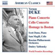 Vernon Duke - Piano Concerto, Cello Concerto | Naxos - American Classics 8559286