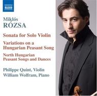 Miklos Rozsa - Music for Violin and Piano | Naxos 8570190