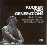 Kuijken (Two Generations): Beethoven - String Quintet, String Quartet No.9  | Challenge Classics CC72181