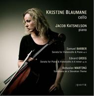 Barber / Grieg / Martinu - Works for Cello and Piano