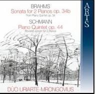 Brahms / Schumann - Piano Quintets arranged for 2 pianos  | Arts Music 475972