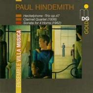 Hindemith - Heckelphone Trio Op.47, Clarinet Quartet, Sonata for 4 Horns 