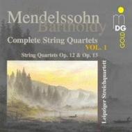 Mendelssohn - Complete String Quartets Vol 1