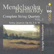 Mendelssohn - Complete String Quartets Vol 3