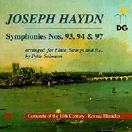 Haydn - Symphonies Nos 93, 94 & 97 (arranged for flute, strings & basso continuo) | MDG (Dabringhaus und Grimm) MDG3110716