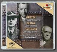 Britten - Frank Bridge Variations / Bartok - Divertimento / Hartmann - Concerto funebre | Pentatone PTC5186056